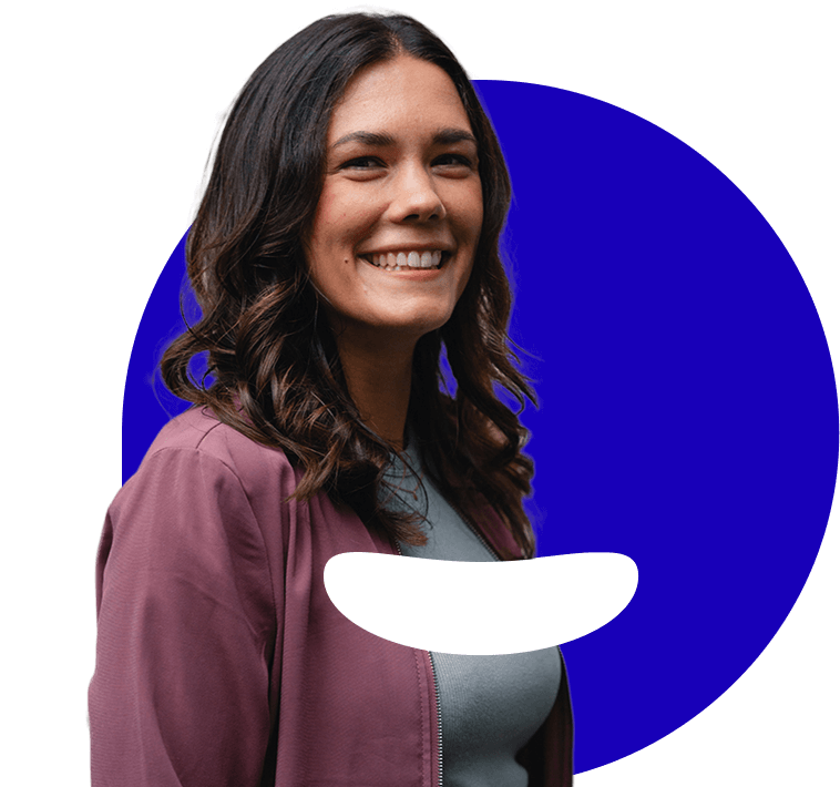 Banner mit dem Foto von Laura